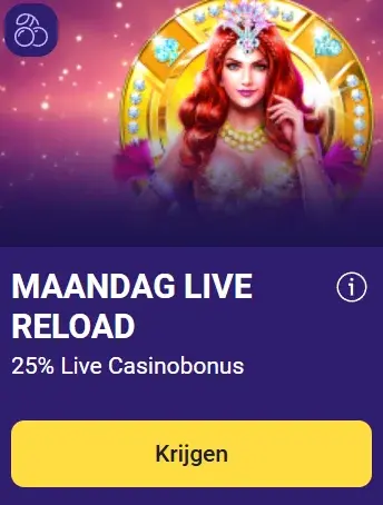 Igo Bet-bonus voor live games