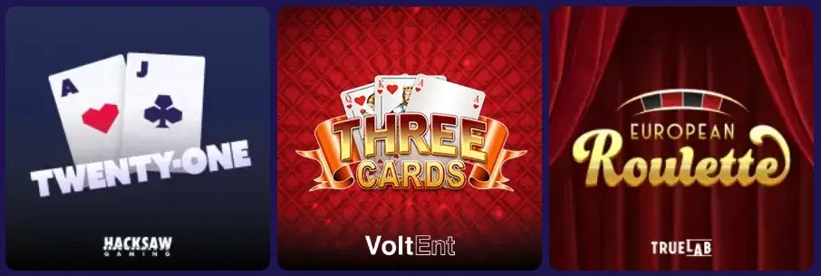 Tafelspellen bij Igo Bet Casino