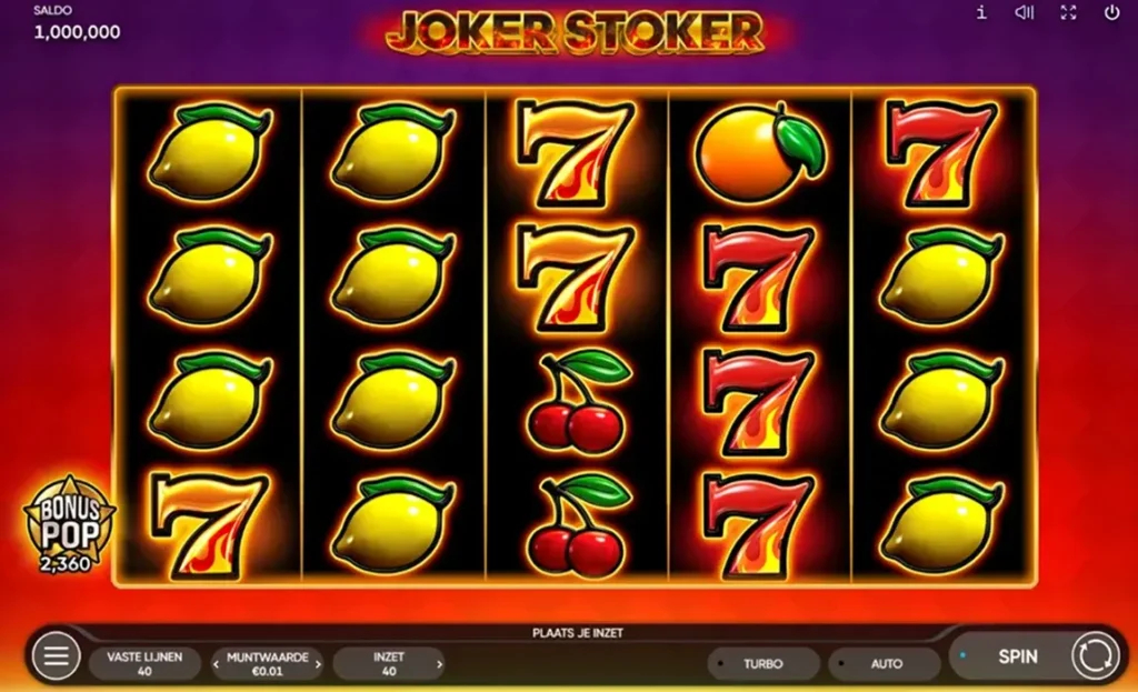 Joker Stoker-spel bij Igo Bet Slot Sectie