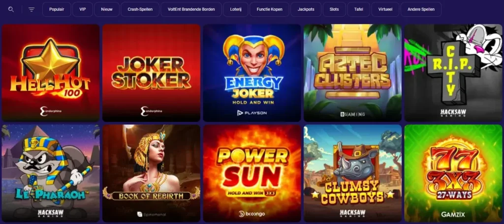IgoBet slot spellen voor echt geld